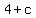 +4+%2B+c+