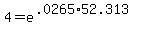 +4+=+e%5E%28+.0265%2A52.313+%29+