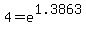 +4+=+e%5E1.3863+
