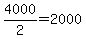 +4000%2F2+=+2000+