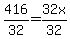 +416%2F32+=+32x%2F32