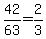+42%2F63+=+2%2F3+