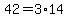 +42+=+3%2A14+