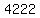 +4222+