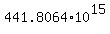 +441.8064%2A+10%5E15+