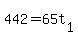 +442+=+65t%5B1%5D+