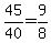 +45%2F40+=+9%2F8+