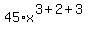 +45+%2A+x%5E%283%2B2%2B3%29