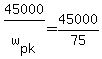 +45000%2Fw%5Bpk%5D+=+45000%2F75+