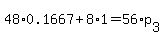 +48%2A0.1667+%2B+8%2A1+=+56%2Ap%5B3%5D+