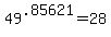 +49%5E.85621+=+28+
