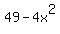 +49+-+4x%5E2+