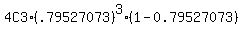 +4C3%2A%28.79527073%29%5E3%281-0.79527073%29+