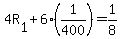 +4R%5B1%5D+%2B+6%2A%281%2F400%29+=+1%2F8+