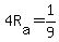 +4R%5Ba%5D+=+1%2F9+