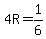 +4R+=+1%2F6+
