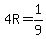 +4R+=+1%2F9+