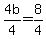 +4b%2F4++=+8%2F4