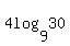 +4log%289%2C30%29+