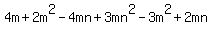 +4m%2B2m%5E2-4mn%2B3mn%5E2-3m%5E2%2B2mn+