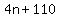+4n+%2B+110+