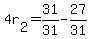 +4r%5B2%5D+=+31%2F31+-+27%2F31+