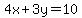 +4x%2B3y=10+