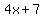 +4x%2B7
