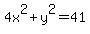 +4x%5E2%2By%5E2=41%2C