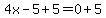 +4x-5%2B5=0%2B5+