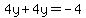 +4y%2B4y+=+-4