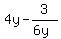 +4y+-+3%2F%286y%29+