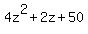 +4z%5E2%2B2z%2B50+