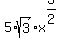 +5%2Asqrt%283%29%2Ax%5E%283%2F2%29+