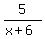 +5%2F%28x%2B6%29+