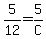 +5%2F12+=+5%2FC+