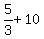 +5%2F3+%2B+10+