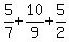 +5%2F7+%2B+10%2F9++%2B+5%2F2+