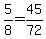 +5%2F8+=+45%2F72+