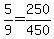 +5%2F9+=+250%2F450+