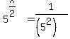 +5%5E%28x%2F2%29+=+1%2F%28%285%5E2%29%29+