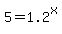+5+=+1.2%5Ex+