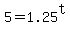 +5+=+1.25%5Et+