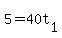 +5+=+40t%5B1%5D+