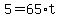 +5+=+65%2At+