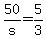 +50+%2F+s+=+5%2F3+