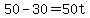 +50+-+30+=+50t+