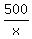 +500%2Fx+