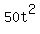 +50t%5E2+