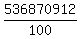 +536870912+%2F+100+